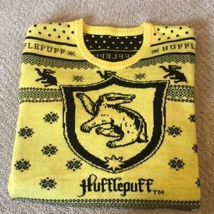 Harry Potter hufflepuff Christmas sweater